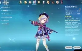 GENSHIN IMPACT - AR48 - ALBEDO + JEAN + QIQI