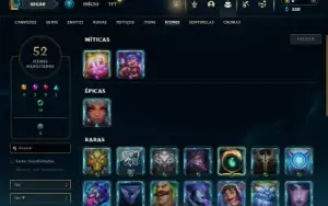 Prata 4 com 50 Champs e 12 Skins