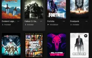 v Conta Epic Games com 79 jogos (GTA 5 , Watch Dogs 2, etc)