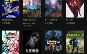 v Conta Epic Games com 79 jogos (GTA 5 , Watch Dogs 2, etc)