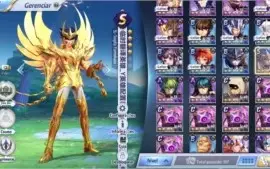 Conta com seiya divino no lvl 80 e +10 RANK S veja as fotos