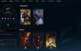 Conta League of Legends Full Acesso - 79 Champs e 47 Skins