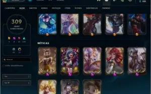CONTA LOL NÍVEL 432 309 SKINS