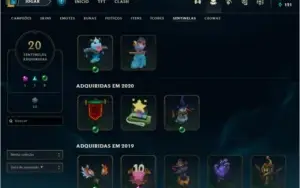 CONTA LOL NÍVEL 432 309 SKINS