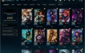 CONTA LOL NÍVEL 432 309 SKINS