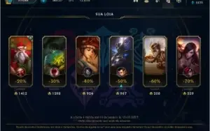 Conta League of Legends gold