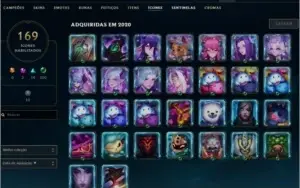 Conta Platina 4/ 103 Skins ( Conta pessoal)