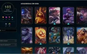 Conta Platina 4/ 103 Skins ( Conta pessoal)
