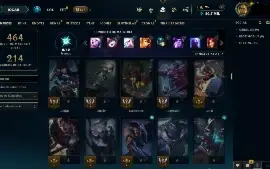 Conta Lol Main Suporte Lv 369,115 Skins Todos Os Campeões