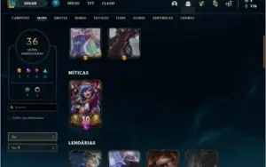 Conta de LOL.