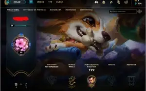 Conta de LOL.