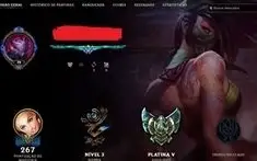 Conta League of Legends Platina V