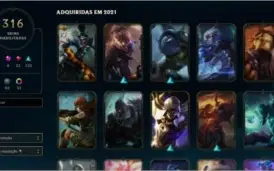 conta do lol 316 skins plat3+valorant(2skins+3100vps)