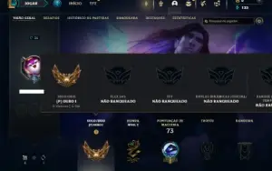 Ouro 1 com 30 Champs e 5 Skins + 8 Fragmentos