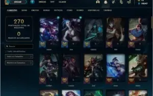 Conta Unranked com 34 Skins e 73 Champs ( MAIN ADC )