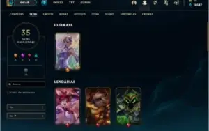 Conta Unranked com 34 Skins e 73 Champs ( MAIN ADC )