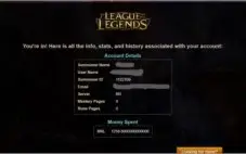 Conta League of Legends