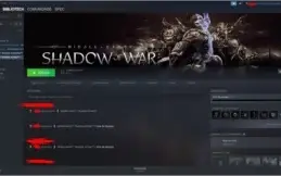 steam com franquia middle earth, walpaper engine, BDO + R$20