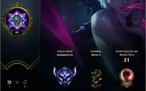 Conta lol diamante