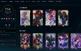 Conta Lol Ex Mestre com muitas skins e Valorant muitas armas