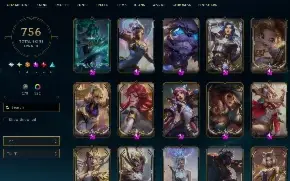 Conta Lol Ex Mestre com muitas skins e Valorant muitas armas