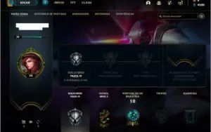Conta prata 4 com 27 champs e 2 skins