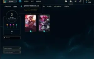 Conta prata 4 com 27 champs e 2 skins