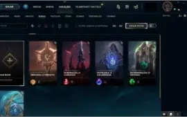 Conta Plat 2 + todos os campeões + 140 skins