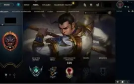Conta Plat 2 + todos os campeões + 140 skins