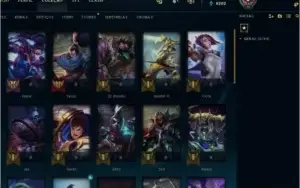 Conta lvl 49 Unranked 34 champions 11 skins