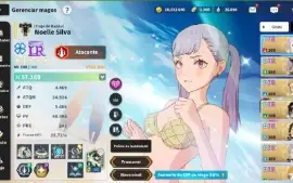 Conta Black Clover M - Julius 5⭐ Noelle ⭐+ 22 Personagens Lr