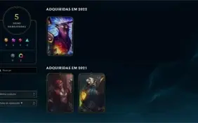 Conta League of Legends (LOL) Platina ll
