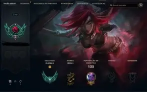 Conta League of Legends (LOL) Platina ll