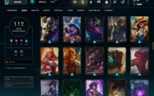 Fullacesso - Conta De 2013 - 112 Skins -Level 249 -166 Champ
