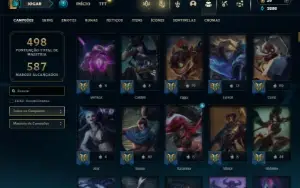 Fullacesso - Conta De 2013 - 112 Skins -Level 249 -166 Champ