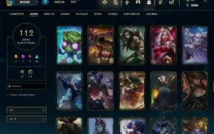 Fullacesso - Conta De 2013 - 112 Skins -Level 249 -166 Champ