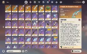 Ayaka C2+Arma assinatura.(8T5+7ArmasT5)