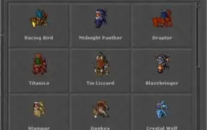 Vendo conta tibia - KNIGHT 230 com addons e montarias raras.