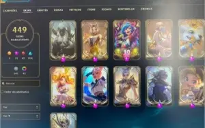 CONTA LOL 11 SKINS PRESTÍGIO 5 ULTIMATE - 449 SKINS