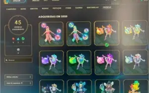 CONTA LOL 11 SKINS PRESTÍGIO 5 ULTIMATE - 449 SKINS