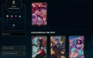 Conta Ascendente 1 com skin
