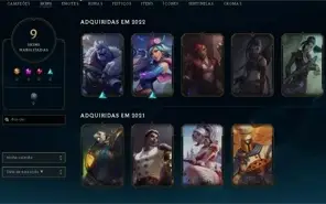Conta League of Legends Diamante 4