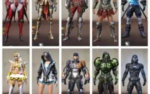 Conta de Free Fire Com Skins Rara e Super Gemada