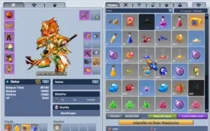 Conta Grand Chase 2 set full fenix fantasma lendario