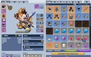 Conta Grand Chase 2 set full fenix fantasma lendario