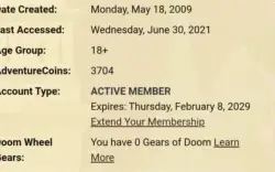 Conta top aqw member até 2029