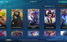 Conta com 503 skin disponível