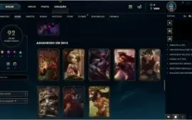 Conta de League of Legends - Atualmente D3