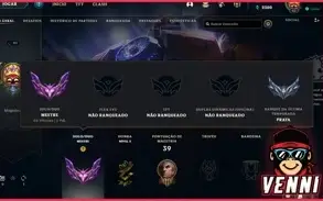 CONTA LEAGUE OF LEGENDS MESTRE • 30 CAMPEÕES • HIGH MMR