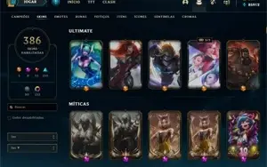 Conta desde season 2 - NV 369 - 386 Skins (Rammus Rei)